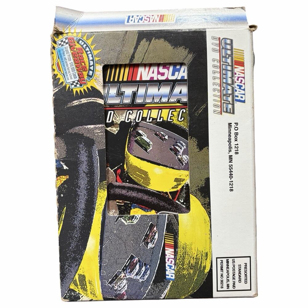 NASCAR Ultimate DVD Collection 2005 NASCAR Thrills Collector Coin Inserts Box